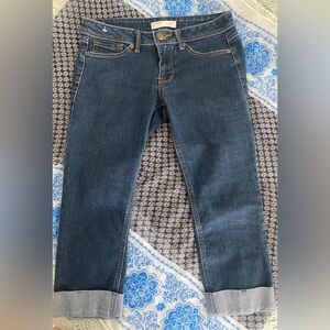 No Boundaries Blue Skinny Jeans with Contrast Stitching